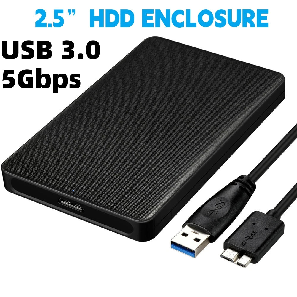 KEBIDU SATA 2.5 Inch External Hard Drive Enclosure | USB 3.0, Mobile hard drive box