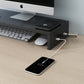 BP BIRD PEAR Monitor Stand Riser with USB Hub - Ergonomic Desk Organizer