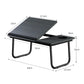 Folding Laptop Desk for Bed Portable Computer Tray for Sofa Table for Writing 4 Angles Adjustable Laptop Table with Cup Holder