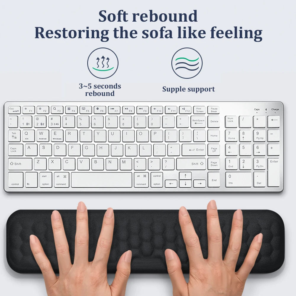 Wrist Rest Pad, Mouse, Keyboard | Wrist Support, Soft Mat, Computer, Laptop, Gamer