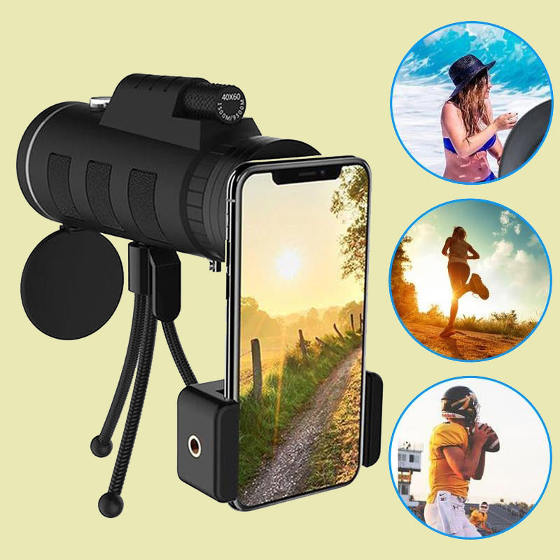 40X60 Telescope Phone Universal Lens Monocular