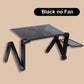 Adjustable Laptop Stand with Fan | Portable & Ergonomic Lap Desk