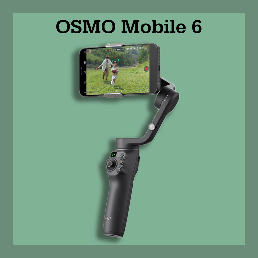 DJI Osmo Mobile 6, Handheld Gimbal Stabilizer | TikTok, Vlogging, Any smartphone