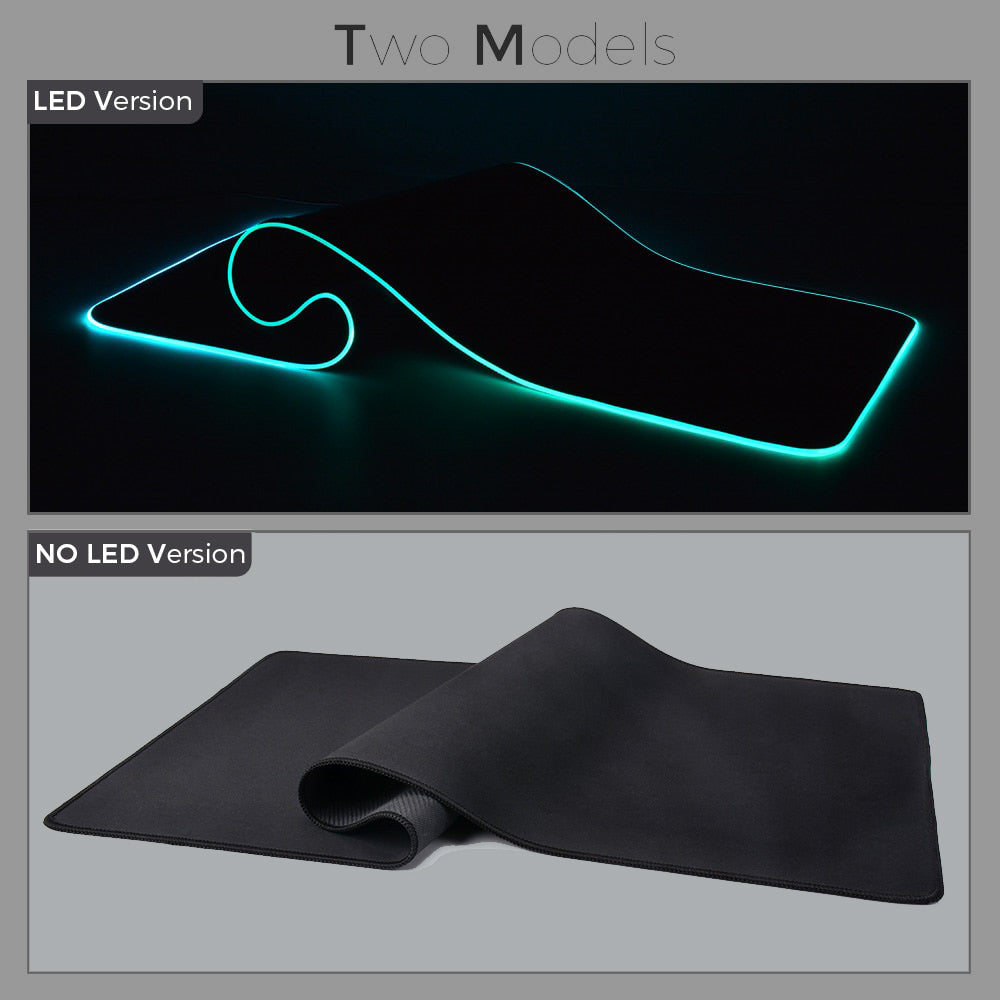 Desktop Mat with LED Light | RGB Gaming Mouse Pad | Mouse Pad